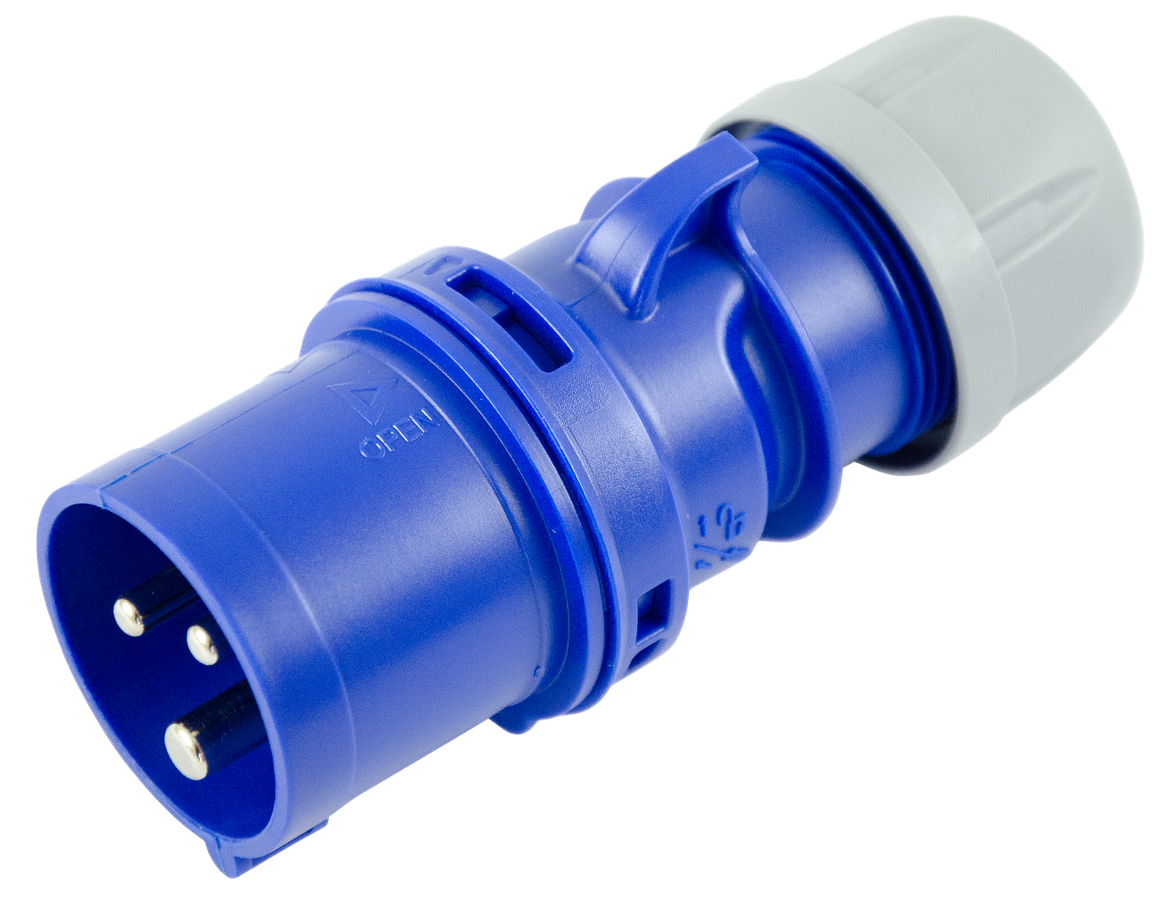 Spina in plastica dura CEE IP44/IP54