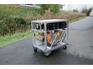 Mobile fire department distribution trolley with cable reels - flexible and safe power distribution for outdoor rescue operations