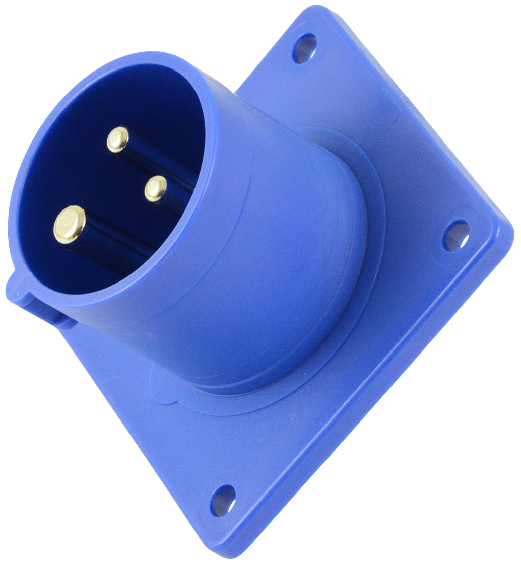 Plastic built-in plug CEE IP44
