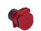 Einbausteckdose Typ 15 IP55 rot