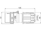 Stecker Kunststoff CEE IP44