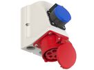 Prise murale CEE combinée CEE16/5+T23