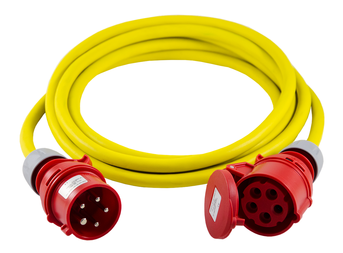 Extension cable GIFAFLEX, yellow RAL 1021