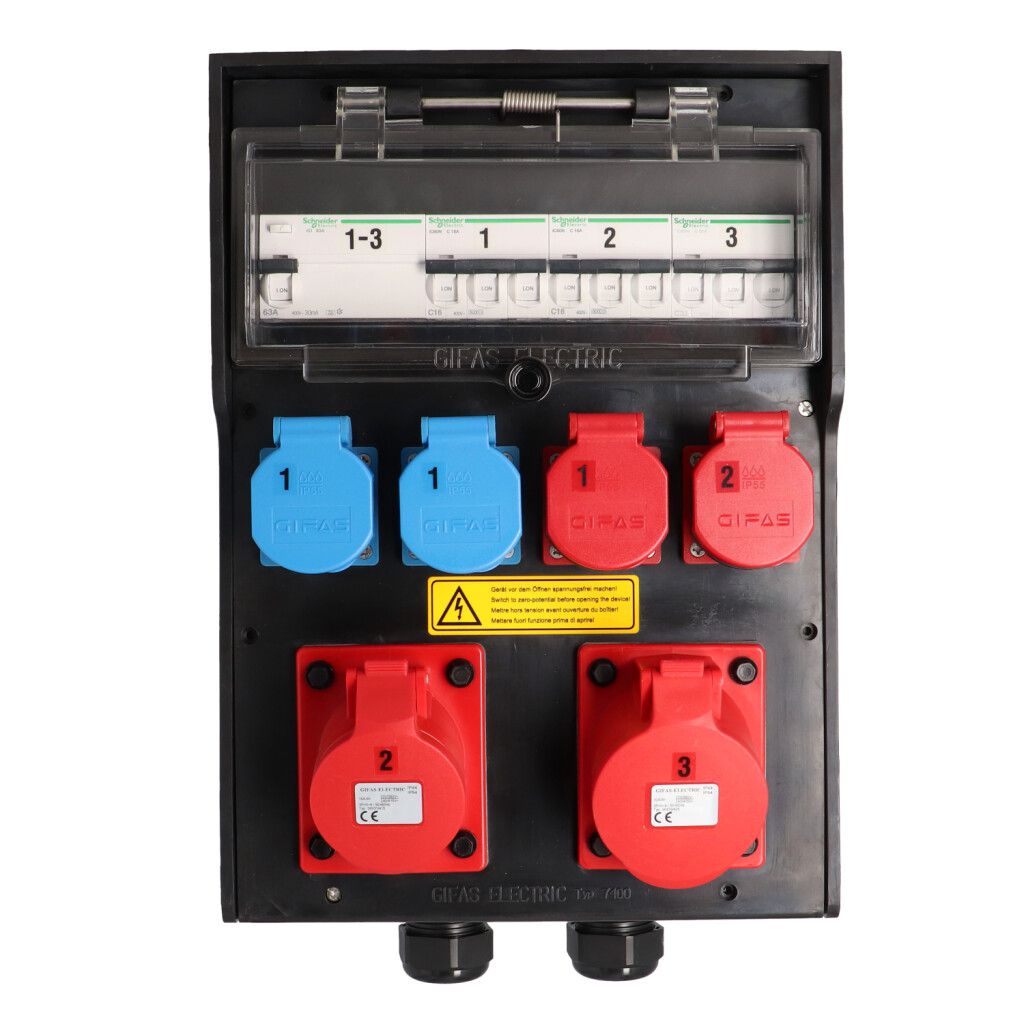 <p style="margin:0;">Quadro elettrico in gomma dura tipo 7400, nero