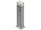 Energiesäule ES-LED 160, Aluminium eloxiert,