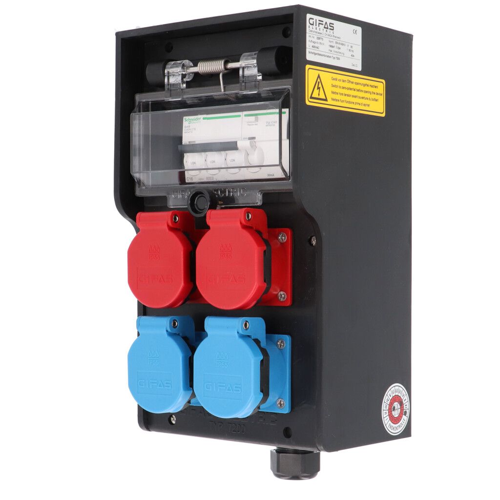 Hartgummiverteiler Typ 7200, schwarz