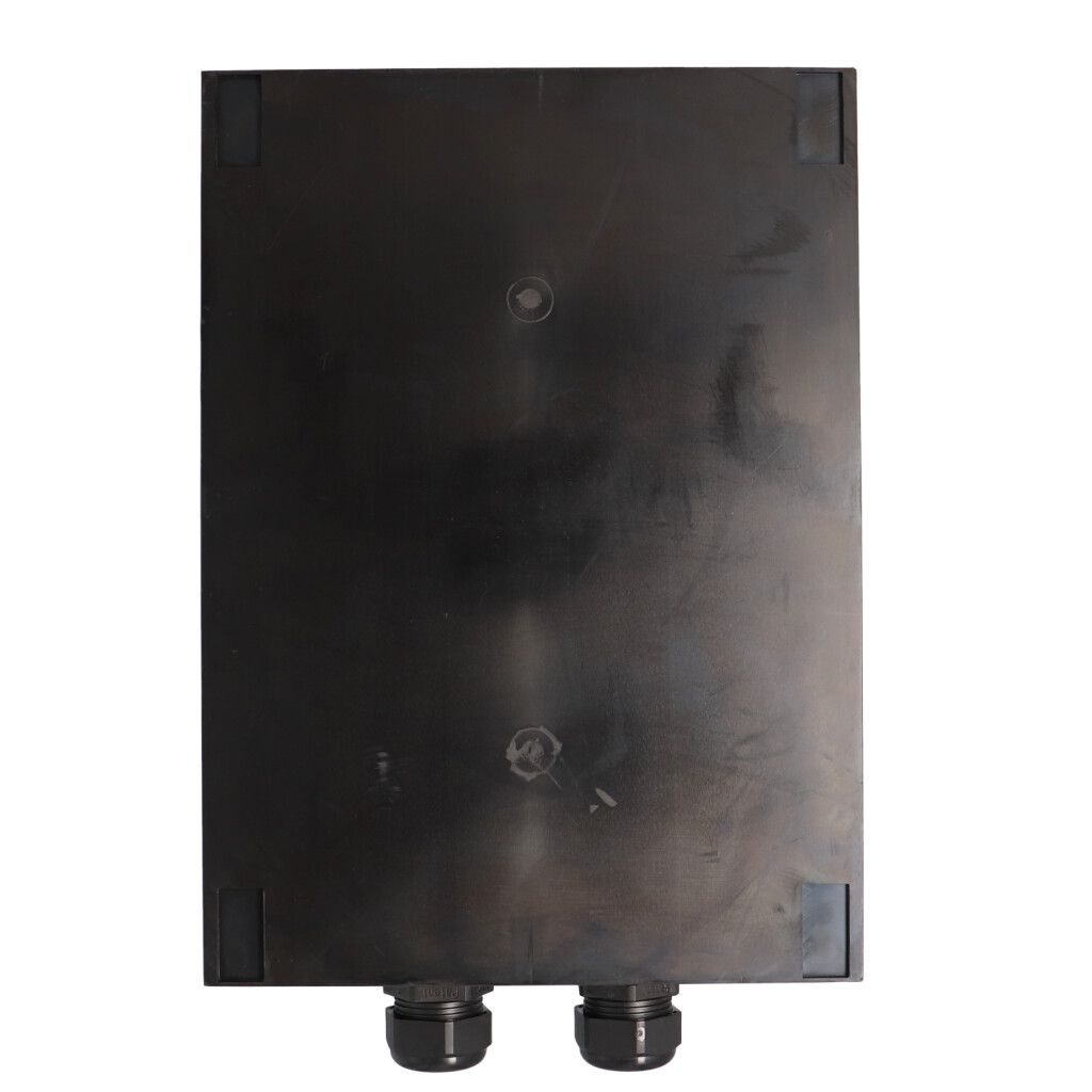 <p style="margin:0;">Quadro elettrico in gomma dura tipo 7400, nero