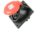 Solid rubber built-in socket CEE