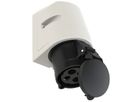 Plastic wall socket CEE 32A/500V, 3P+PE/7h, IP44
