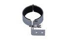 Holder A4, Ø70mm, wall mounting angled, 130mm