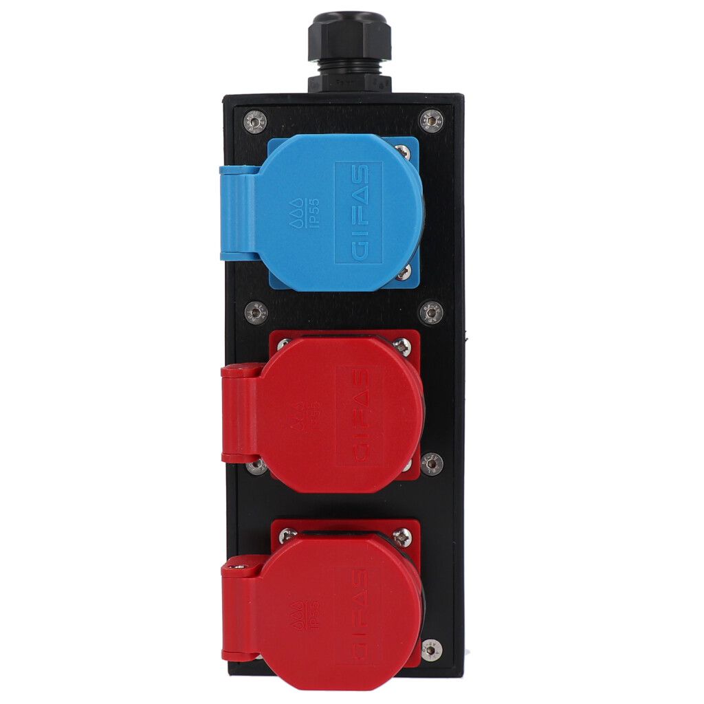 Small hard rubber distributor box type 1600, black