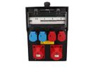 Hard rubber distributor box type 7400, black