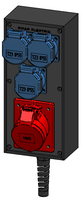 Small mobile distribution box type 2612