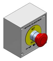 Emergency stop switch twist-release
