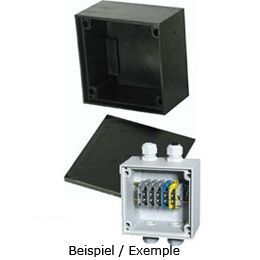 Boîte de dérivation type 1010 noire