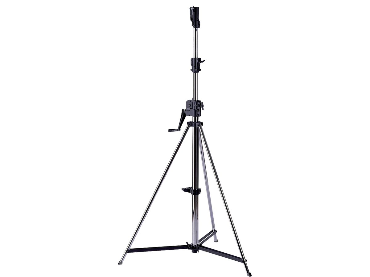 Dreibeinstativ, Stahl chromatiert, H = max. 3.7m, - GIFAS-ELECTRIC
