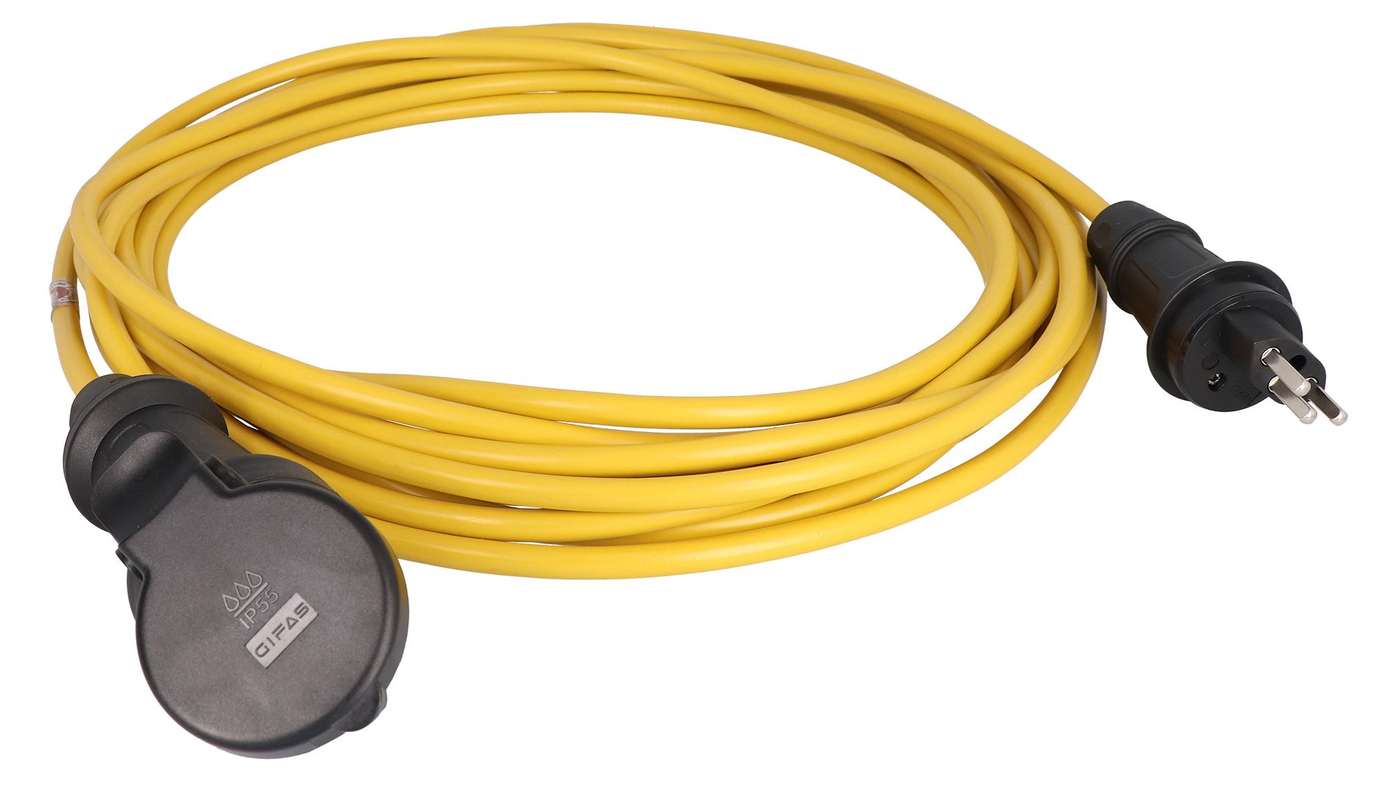 Extension cable GIFAFLEX, yellow RAL 1021