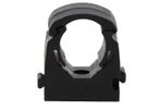 Pipe clamp PP black for outer-ø 15mm