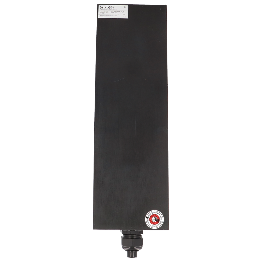 Quadro elettrico in gomma dura tipo 4512, nero
