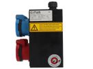 Small hard rubber distributor box type 1616, black