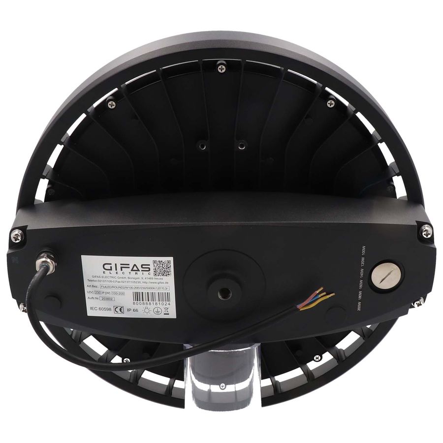 FlutLED Round 2, 230VAC, 100-200W,