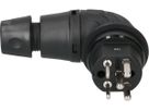 Right-angle plug type 25 IP55230-400V/10A/3P+N+PE black