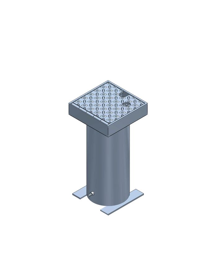 PICCOLINO with chequered plate lid,