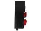 Hard rubber distributor box, type 7300, black