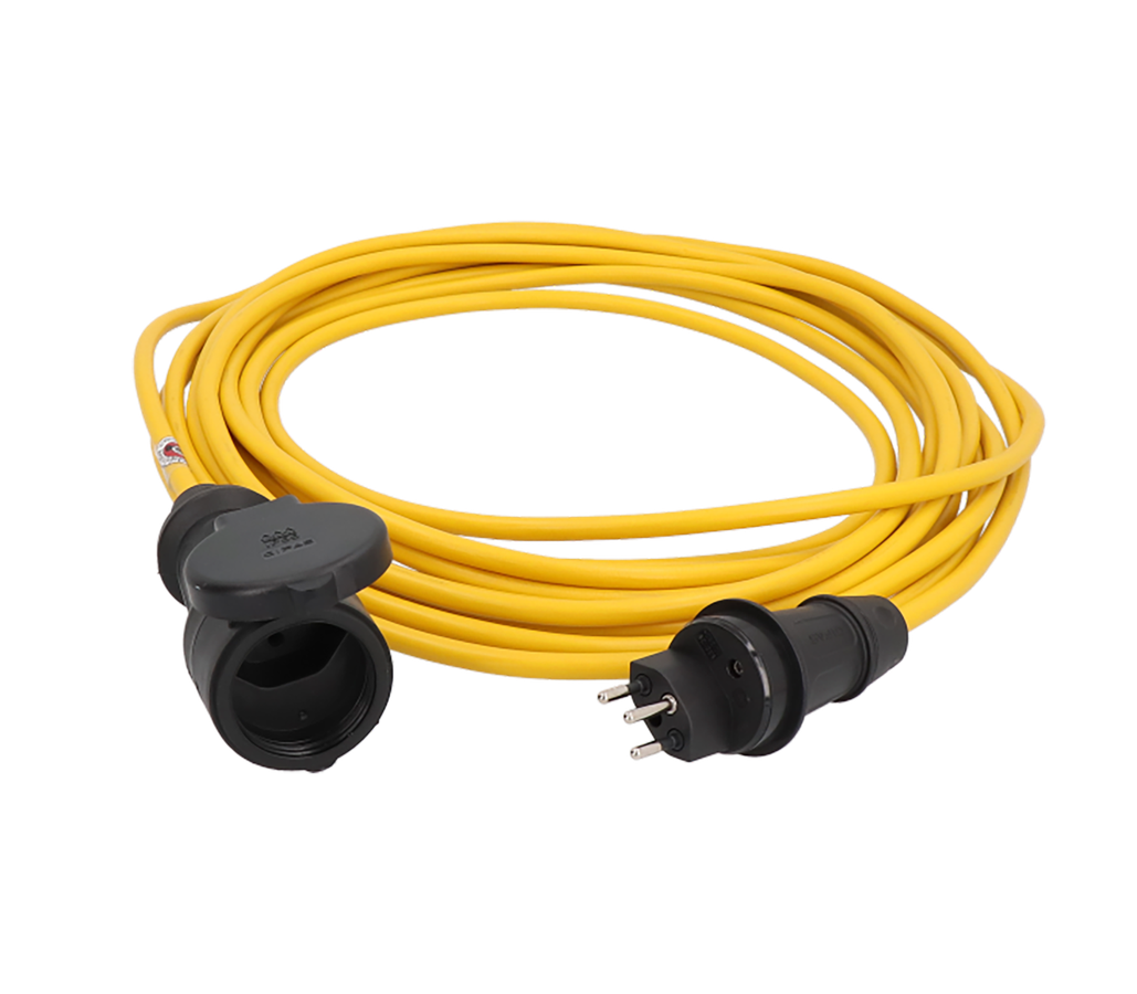 Extension cable GIFAFLEX, yellow RAL 1021