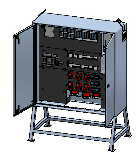 Main distributor box 400A, stainless steel