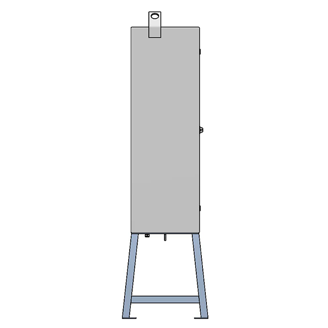 Quadro di distribuzione in lamiera d'acciaio da 250A su supporto