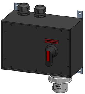 Emergency power mains switch