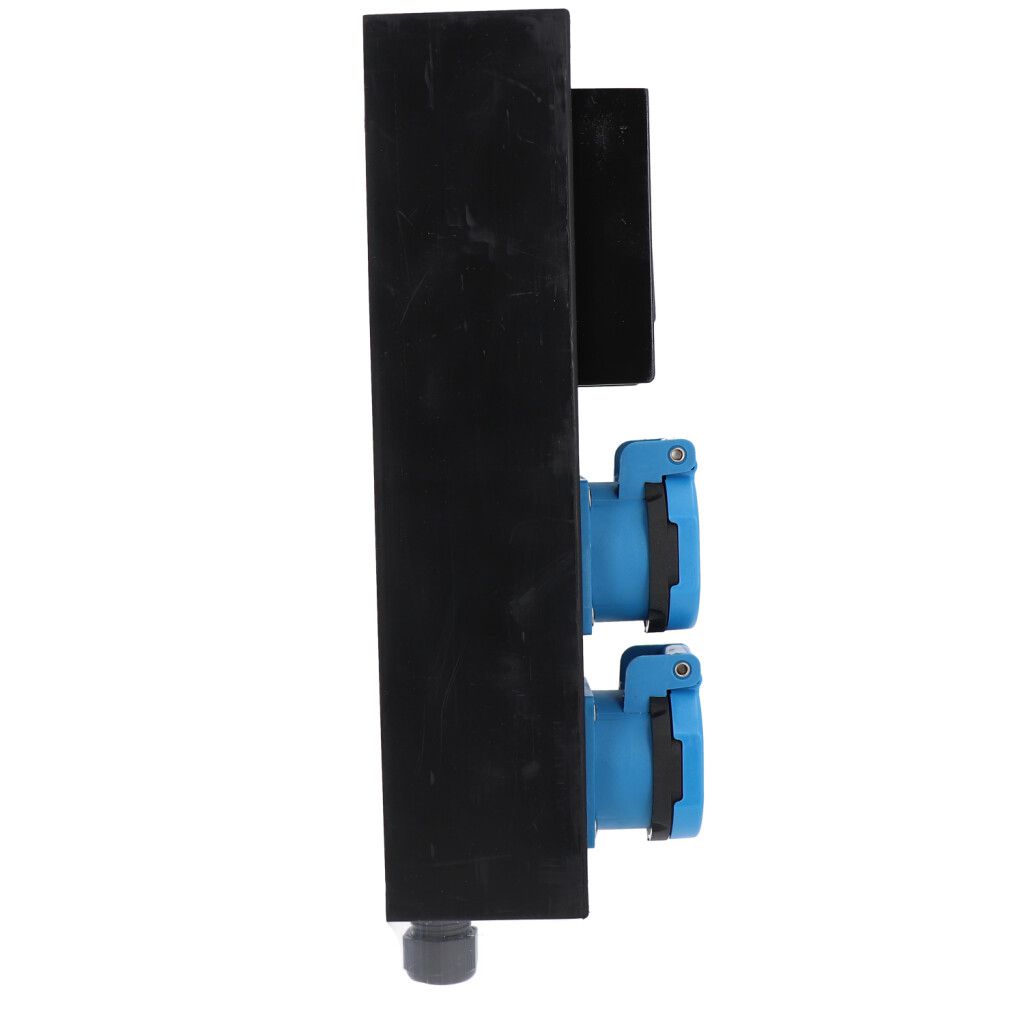 Small hard rubber distributor box type 1400, black