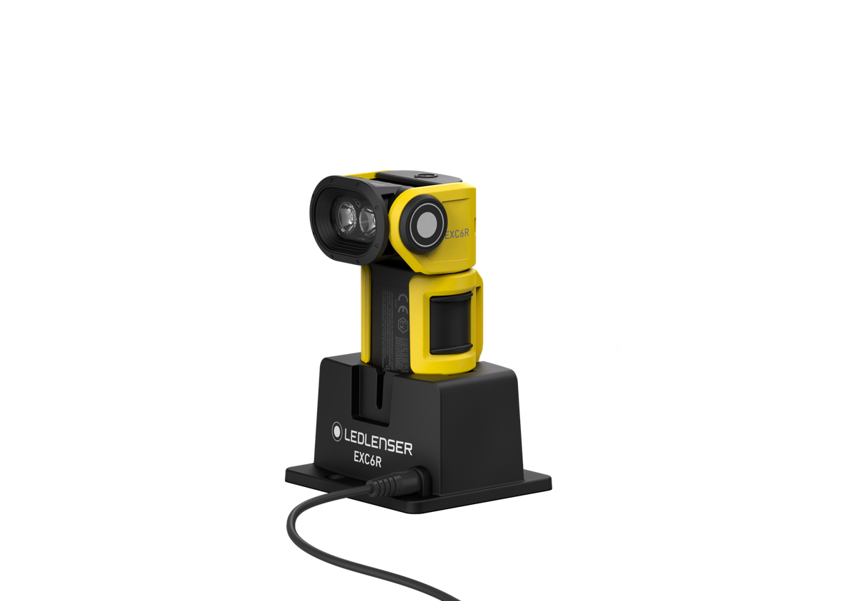 Torch light LED Ex EXC6R, yellow,zone 0/21, incl. rechar. battery Li-ion