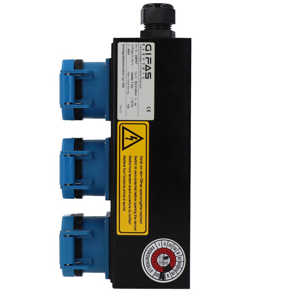Quadro elettrico in gomma butilica tipo 1600 nero