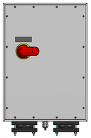 Main switch box with emergency shut-off function