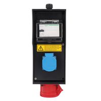 Small hard rubber distributor box type 2812, black