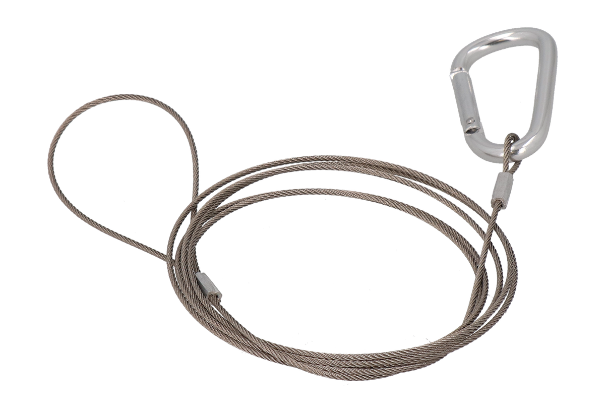 Fangseil mit Karabiner zu CraneLED