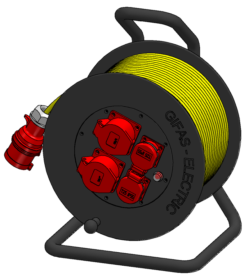 Cable reel hard rubber type 503