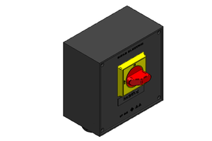 Main switch box type with emergency shut-off function