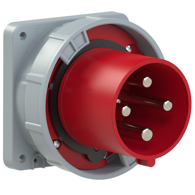 Plastic built-in plug CEE 125A/400V, 3P+PE/6h, IP67