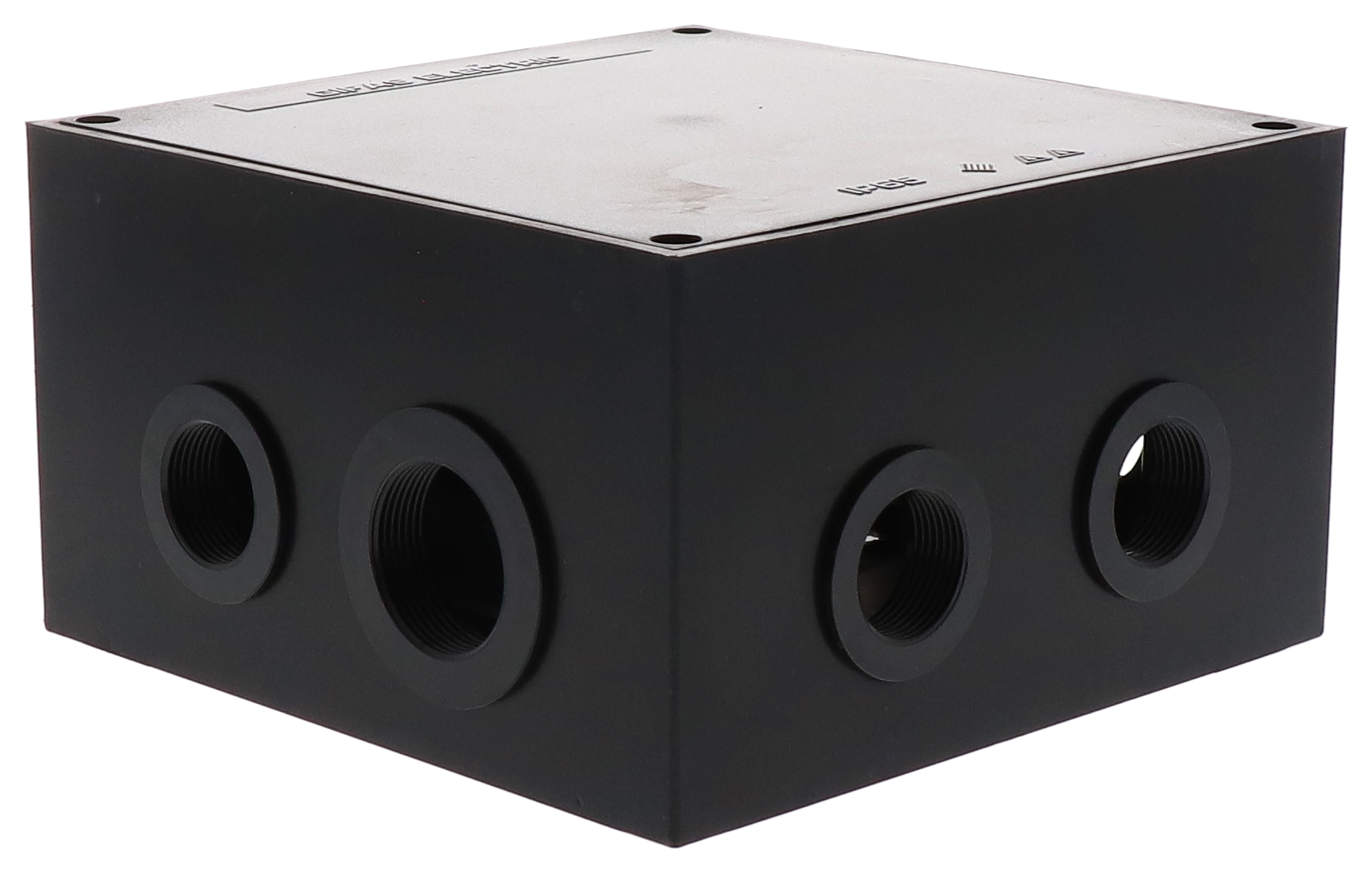 Boîte de dérivation en butyl-caoutchouc type 1616 noire