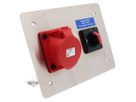 V2A plate 270x200x2mm equipped with