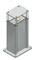 Energiesäule ES-LED 160, Aluminium eloxiert