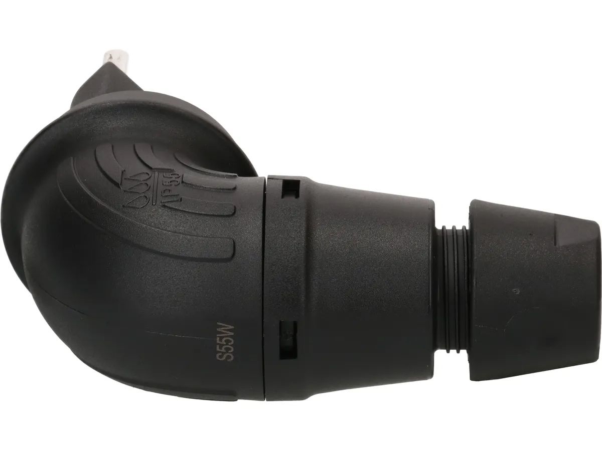 Winkelstecker Typ 23 IP55230V/16A/P+N+PE schwarz
