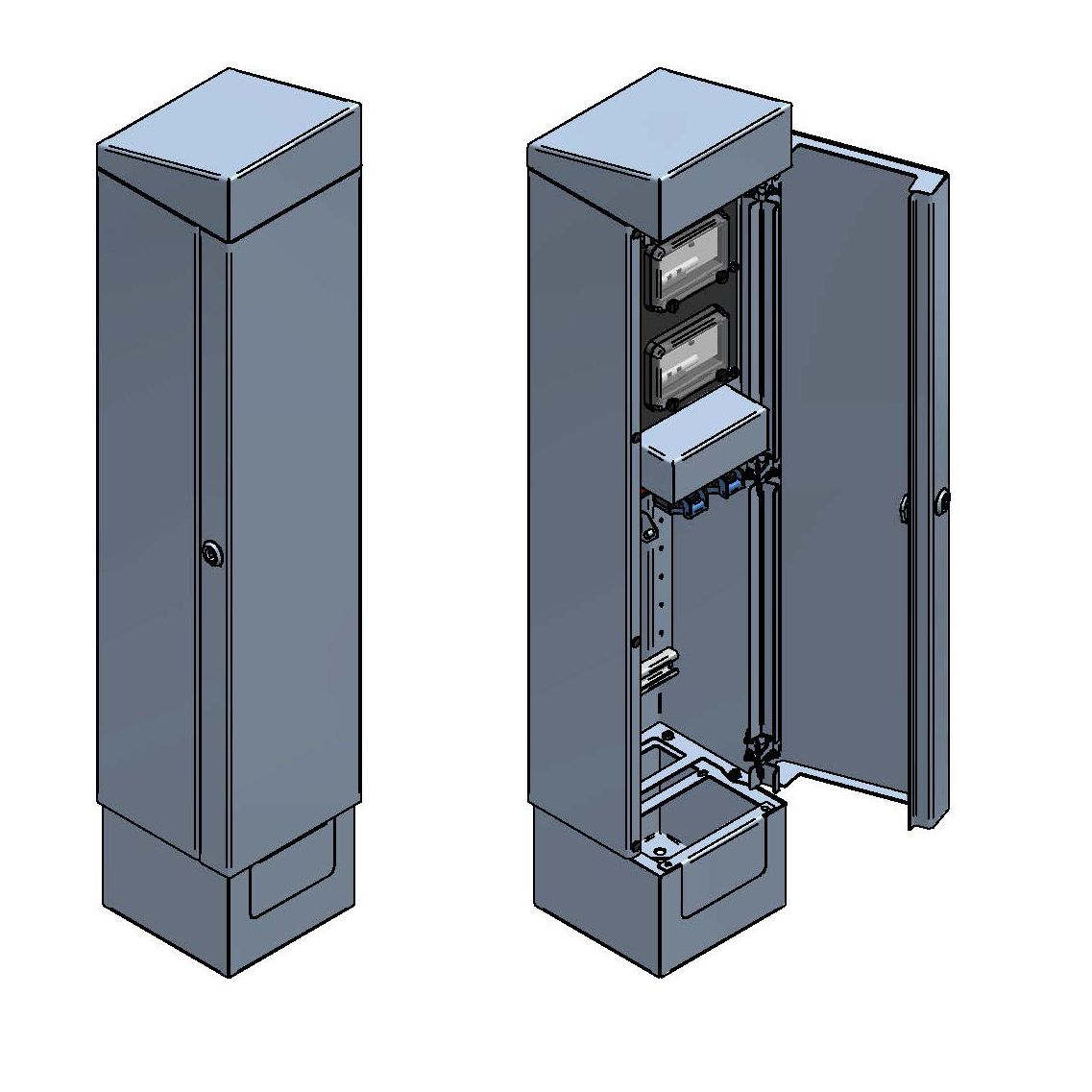Power column QUADRO S V2A polished