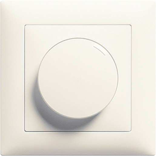 Recessed rotary dimmer 1-10VDC, Edizio white