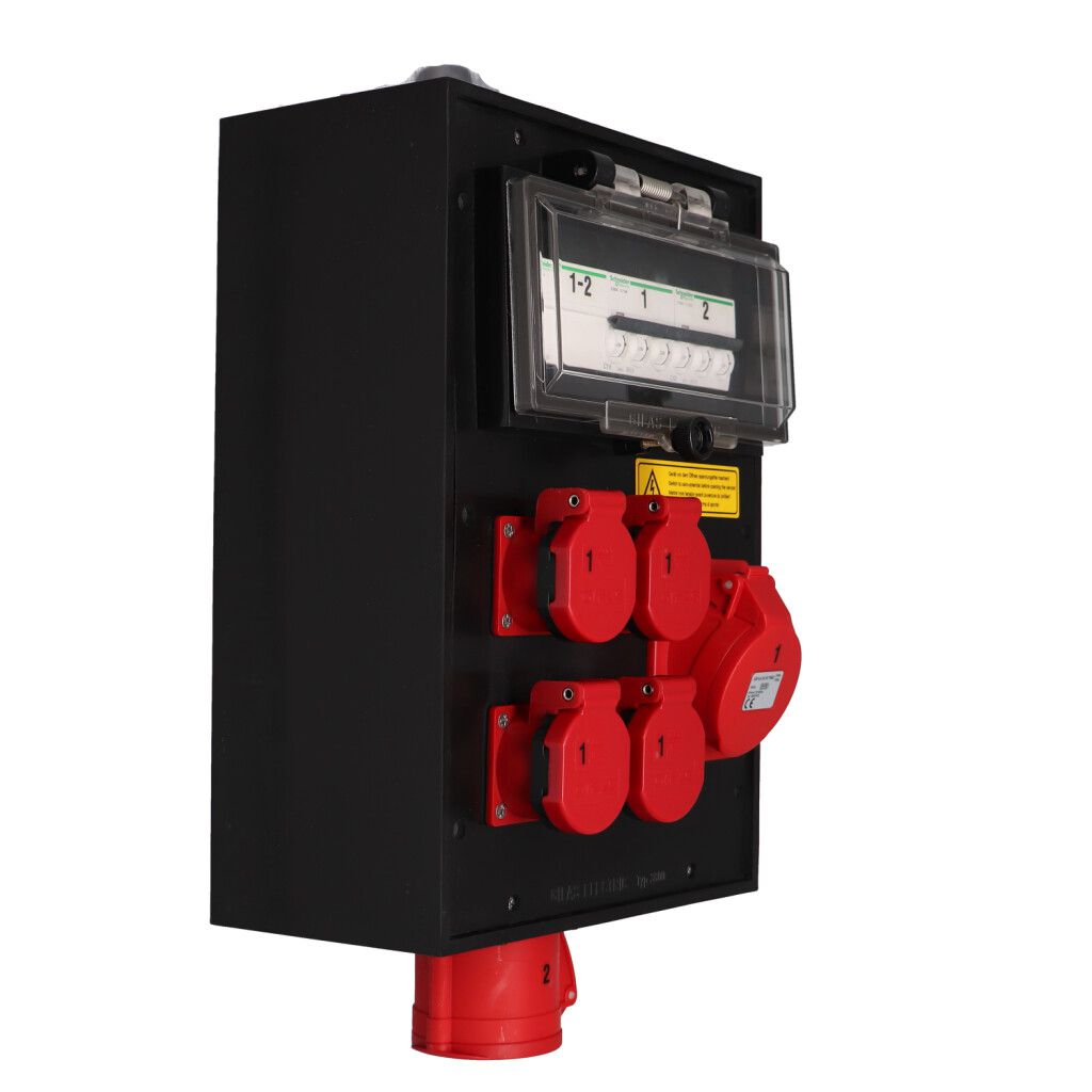 Quadro elettrico in gomma dura tipo 3800, nero