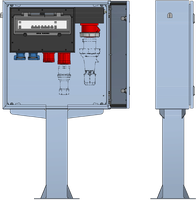 AP-Stromverteilung V2A-Standrohr,