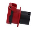 Einbausteckdose Typ 25 IP55 rot